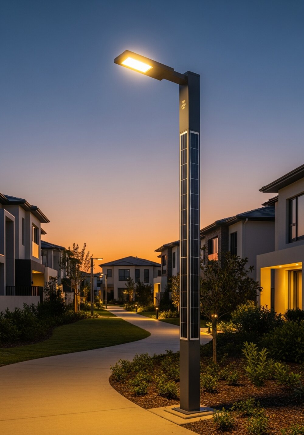 SkyBeam Smart Solar Light Pole